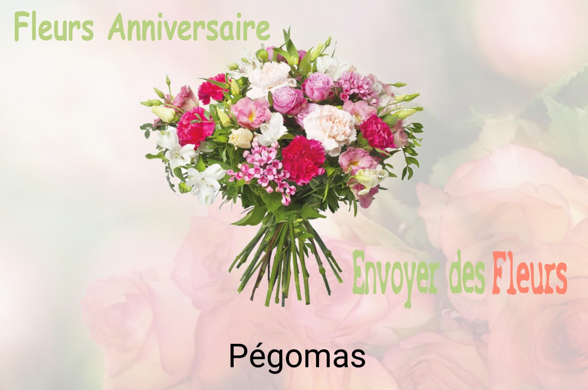 Bouquet de fleurs d’anniversaire livré à Pégomas