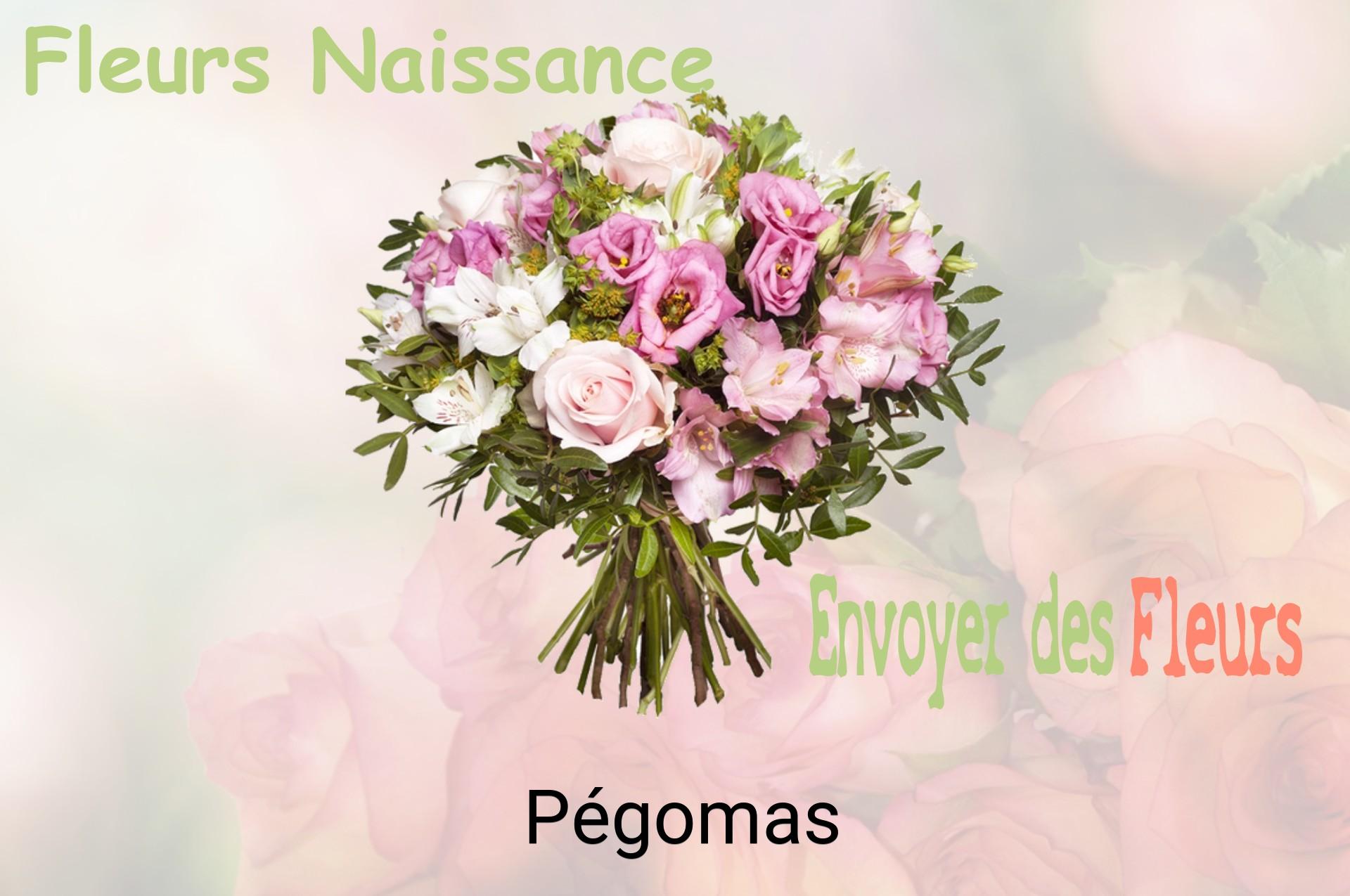 Bouquet de fleurs de naissance livré à Pégomas